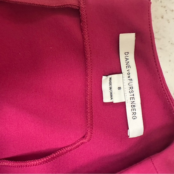 Diane Von Furstenberg Fuchsia Mini Dress - Picture 4 of 8